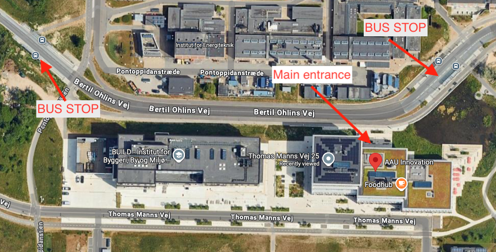 An aerial view of a building

Description automatically generated